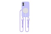 Handys - Cover & Cases - Tech-Protect MagNecklace MagSafe Case with Lanyard for iPhone 16 - Purple - 5906302375905