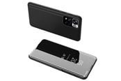 Handys - Cover & Cases - Hurtel Clear View Case cover for Realme C33 Flip Cover Black - 9145576273944