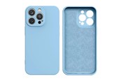 Handys - Cover & Cases - Hurtel Silicone Case for Samsung Galaxy A14 5G / Galaxy A14 Silicone Cover Light Blue - 9145576273104