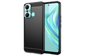 Handys - Cover & Cases - Hurtel Carbon Case Case for Infinix Hot 20 Play Flexible Silicone Carbon Cover Black - 9145576275443