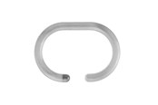 Badezimmerzubehör - Croydex C-shaped shower curtain rings - Transparent - 12 pcs. - AK142132