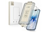 Handys - Schutzfolie - Tech-Protect Quick Set+ 2-pack Tempered Glass for iPhone 17 - Black - 5906302319336
