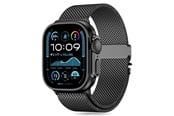 Smartwatch - Accessories - Tech-Protect Milano Strap for Apple Watch 6 / 7 / 8 / 9 / 10 / SE / Ultra 1 / 2 (44 / 45 / 46 / 49 MM) - Black - 5906302370641