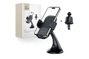 Handys - Anderes Zubehör - Tech-Protect V8 Car Mount for Dashboard and Air Vent - Black - 5906302371372