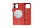 Handys - Cover & Cases - CRONG Essential Cover Magnetic - iPhone 12 / iPhone 12 Pro MagSafe Leather Case - Red - CRG-ESSM-IP1261-RED