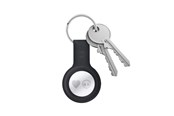 Handys - Cover & Cases - CRONG Silicone Case with Key Ring – Protective keychain case for Apple AirTag 1/2 - black - CRG-ATS-BLK