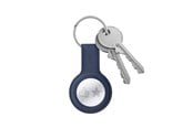 Handys - Cover & Cases - CRONG Silicone Case with Key Ring – Protective keychain case for Apple AirTag 1/2 - navy blue - CRG-ATS-BLUE
