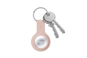 Handys - Cover & Cases - CRONG Silicone Case with Key Ring – Protective keychain case for Apple AirTag 1/2 - sand pink - CRG-ATS-PNK