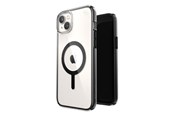 Handys - Cover & Cases - Speck Presidio Perfect-Clear with Impact Geometry + MagSafe - iPhone 15 Plus / 14 Plus Case with MICROBAN Coating - Clear / Black - 150125-5905