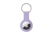 Handys - Cover & Cases - CRONG Silicone Case with Key Ring – Protective keychain case for Apple AirTag 1/2 - purple - CRG-ATS-PRP