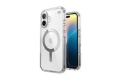 Handys - Cover & Cases - Speck Presidio Perfect-Clear MagSafe - iPhone 16 Case - Clear / Chrome Finish / Serene Silver - 150757-3240