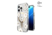 Handys - Cover & Cases - Speck Presidio Lux ClickLock & MagSafe - iPhone 16 Pro Case - Sunshine Daisies / Clear / Gold - 150747-3257