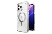 Handys - Cover & Cases - Speck Presidio Perfect-Clear Grip MagSafe - iPhone 16 Pro Max Case - Clear / Chrome Finish / Serene Silver - 150842-3223