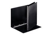 Archivierung und Aufbewahrung - Esselte Panorama - presentation ring binder - for A4 - capacity: 140 sheets - black - 49753