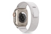 Smartwatch - Accessories - Tech-Protect Nylon Stripe Strap for Apple Watch 6 / 7 / 8 / 9 / 10 / SE / Ultra 1 / 2 (44 / 45 / 46 / 49 MM) - Gray - 5906302370849