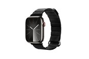 Smartwatch - Accessories - CRONG Eclipse - Magnetic Leather Apple Watch Band 44/45/46/49 mm - Black - CRG-44ECL-BLK