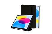 Tablets - Cover & Case - CRONG FlexFolio – iPad 11" (2025) / iPad 10.9" (2022) Case with Apple Pencil - Black - CRG-FXF-IPD109-BLK