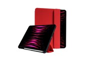 Tablets - Cover & Case - CRONG FlexFolio – iPad Air 11” (2026-2024) / iPad Air 10.9” (5th-4th gen.) / iPad Pro 11" (2022-2021) Case with Apple Pencil - Red - CRG-FXF-IPD112-RED