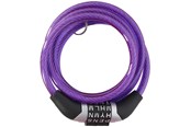 Fahrrad-Zubehör - Dunlop - Combination Bicycle Lock - Violet - 8711252029221PURPLE