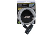 Fahrrad-Zubehör - Dunlop - Keyed spiral bicycle lock 65 cm - white - 871125208264_WHITE