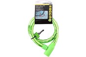 Fahrrad-Zubehör - Dunlop anti-theft bicycle key lock - green - 8711252563749_GREEN