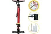 Fahrrad-Zubehör - Dunlop - Floor pump for bikes balls mattresses with pressure gauge - Red - 871125257377