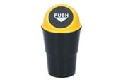 Auto-Zubehör - Dunlop - Car Trash Bin 400 ml 10x17 cm - Yellow / Black - 8711252253374_YELLOW