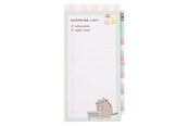 Kinderzimmer - Pusheen - Magnetic notebook / shopping list for the fridge + pencil - 10 x 21 cm - NMGE013