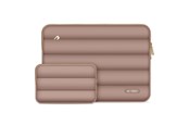 Taschen - Tech-Protect Puffy Laptop Bag 15-16" - Brown - 5906302375417