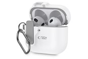 Handys - Cover & Cases - Tech-Protect Slim Hook Case for AirPods 4 - White - 5906302371662