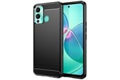 Handys - Cover & Cases - Hurtel Carbon Case Case for Infinix Hot 12 Play NFC / Hot 12 Play Flexible Silicone Carbon Cover Black - 9145576275429