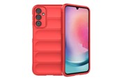 Handys - Cover & Cases - Hurtel Magic Shield Case for Samsung Galaxy A24 4G Flexible Armored Cover Red - 9145576277591