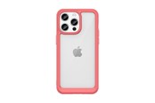 Handys - Cover & Cases - Hurtel Reinforced Case with a Flexible frame for iPhone 15 Pro Outer Space - Red - 9145576279670