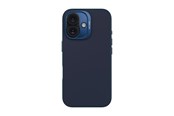 Handys - Cover & Cases - Decoded AntiMicrobial Silicone Backcover for iPhone 16 Blue Print (Navy) - D25IPO16BCS9BT