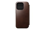 Handys - Cover & Cases - Nomad Modern Leather Folio - iPhone 15 Pro | Rustic Brown | Horween - NM01630685
