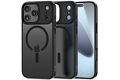 Handys - Cover & Cases - Tech-Protect MagMat MagSafe Case for iPhone 17 Pro - Matte Black - 5906302319879