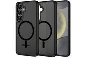 Handys - Cover & Cases - Tech-Protect MagMat MagSafe Case for Samsung Galaxy S25 - Black - 5906302322091