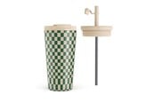 Küchenzubehör - Burga Ivy League - Travel Mug 500ml with Flap & Straw Set - 950258