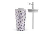 Küchenzubehör - Burga Love Me Right - Travel Mug 500ml with Flap & Straw Set - 950536