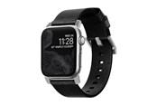 Smartwatch - Accessories - Nomad - Modern Band - 44mm/42mm | Silver Hardware | Black Leather - NM1A41SM00