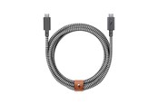 USB Kabel - Native Union Belt USB cable - BELT-PRO2-ZEB-NP