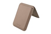 Handys - Anderes Zubehör - Pomologic Card Wallet Stand Taupe w/Mag - POM-CWS-303