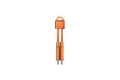 Handys - Adapter und Ladegeräte - Nomad ChargeKey - USB C | V2 | Stellar Orange - NM014643858
