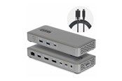 Dockingstationen - StarTech.com Startech - docking station - USB4 / Thunderbolt 4 / Thunderbolt 5 - 2 x DP - 1GbE 2.5GbE - 208UE-USB4-DOCK