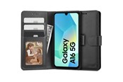 Handys - Cover & Cases - Tech-Protect Wallet Case for Samsung Galaxy A16 4G / 5G - Black - 5906302372706
