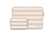 Taschen - Tech-Protect Puffy Laptop Bag 13-14 - Beige - 5906302375264