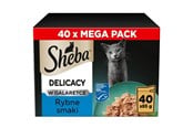 Katzen - Sheba Delicacy Fish Flavours in Jelly – wet cat food – 40×85g - 4770608268091
