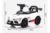 Rutscherautos und Laufräder - Toyota Supra GT4 Rutschauto mit Musik - 6951417