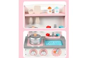 Spielküche & Zubehör - Elite Toys Kids Zone klappbare Tisch-Spielküche Pink - 6951391