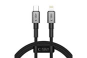 USB Kabel - Tech-Protect UltraBoost DNA USB-C / Lightning PD27W/3A Cable 100 cm - Grey - 5906302380879